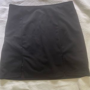 Shein Black Skort w/Slits